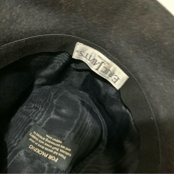 Eric Javits Western Cowboy Felt Hat Leather Trim - Picture 7 of 11